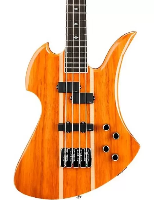 B.C. Rich Mockingbird Heritage Classic Electric Bass Koa