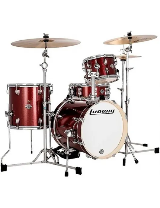 Ludwig Breakbeats by Questlove 4-Piece Shell Pack Red Sparkle