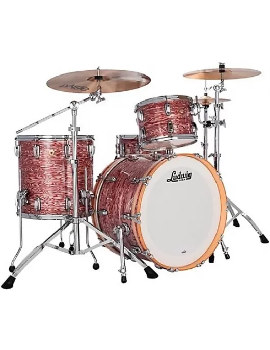 Ludwig Classic Maple 3-Piece Fab Shell Pack Pink Oyster