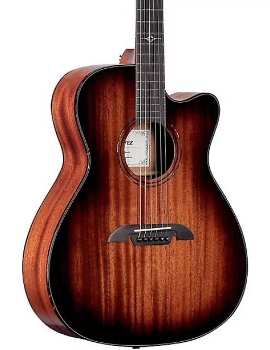Alvarez MF66CE Folk-OM Acoustic-Electric Guitar Shadow Burst