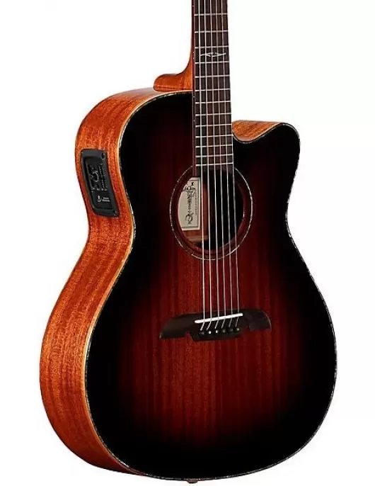 Alvarez MFA66CE Masterworks OM/Folk Acoustic-Electric Guitar Shadow Burst