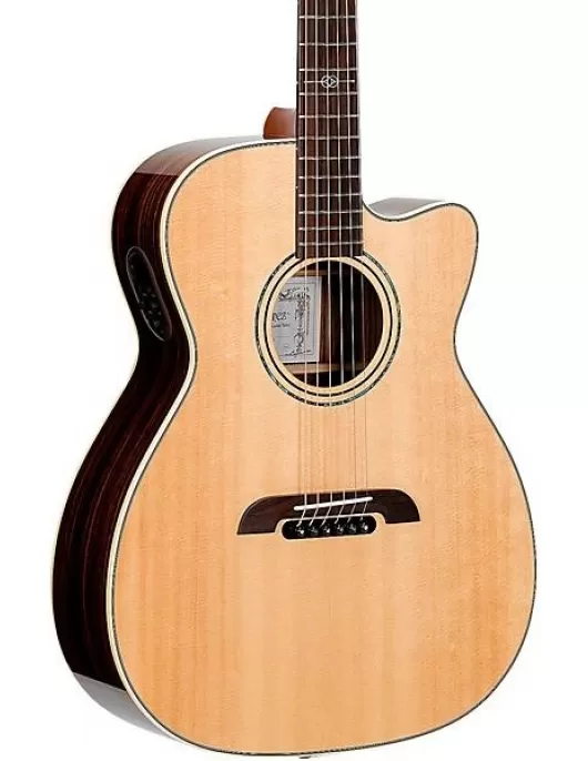 Alvarez Yairi FY70ce Cutaway Folk-OM Acoustic-Electric Guitar Natural