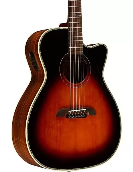 Alvarez Yairi WY1 Cutaway Folk-OM Acoustic-Electric Guitar Sunburst