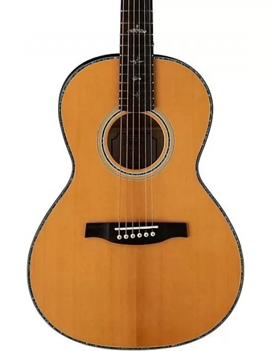 PRS SE P50E Sitka Spruce-Maple Parlor Acoustic-Electric Guitar Natural