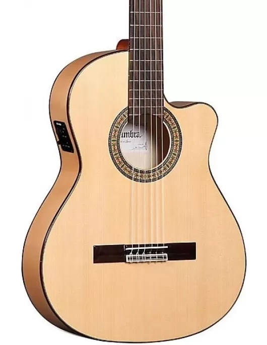 Alhambra 3F CT Flamenco Acoustic-Electric Guitar Gloss Natural