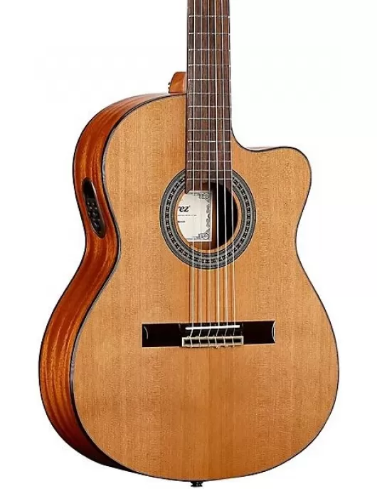 Alvarez AC65Hce Hybrid Nylon-String Classical Acoustic-Electric Guitar Natural