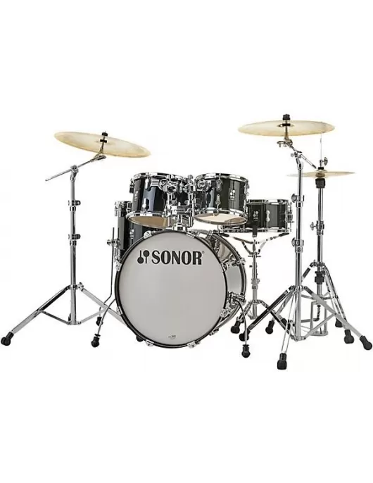 SONOR AQ2 Stage Maple 5-Piece Shell Pack Transparent Black