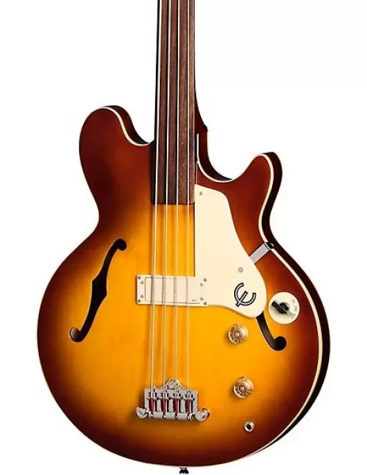 Epiphone Jack Casady Fretless Bass Aged Royal Tan
