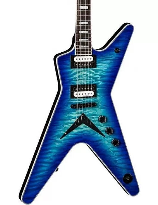 Dean ML Select Quilt Top Electric Guitar Ocean Burst