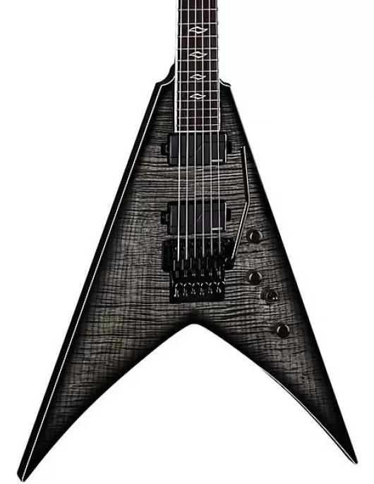 Dean Vengeance Select Floyd Fluence Electric Guitar Charcoal Burst