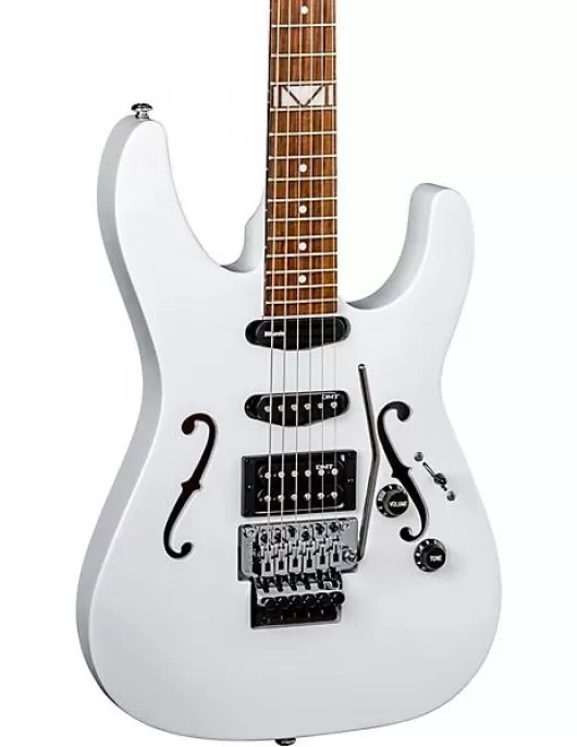 Dean Vinnie Moore Semi-Hollow Body Guitar Classic White