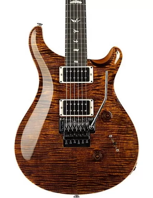 PRS Custom 24 "Floyd" 10-Top Electric Guitar Yellow Tiger