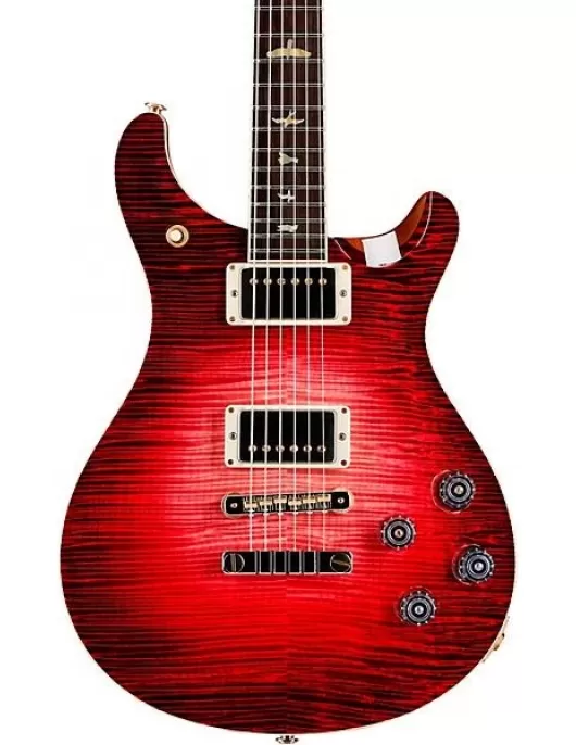 PRS Private Stock McCarty 594 PS Grade Maple Top & African Blackwood Fretboard With Pattern Vintage Neck Electric Guitar Blood Red Glow