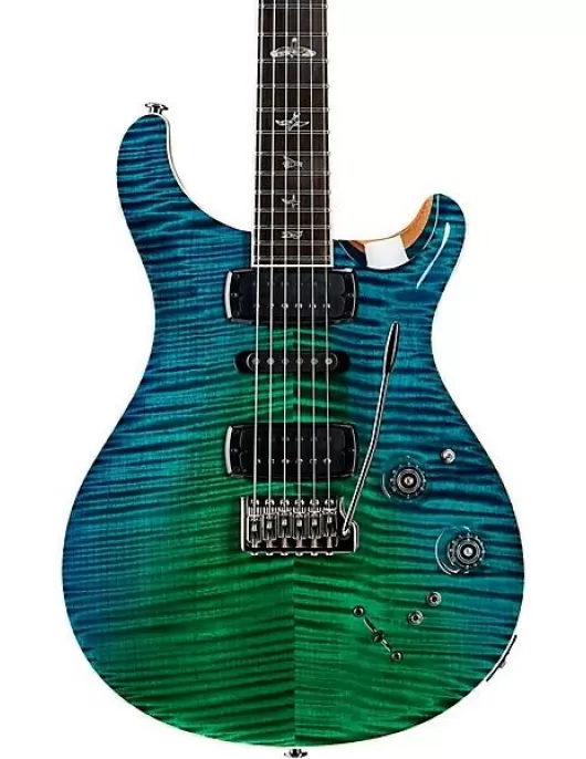 PRS Private Stock Modern Eagle V Curly Maple Top & Ebony Fretboard with Pattern Neck Electric Guitar Laguna Dragon's Breath