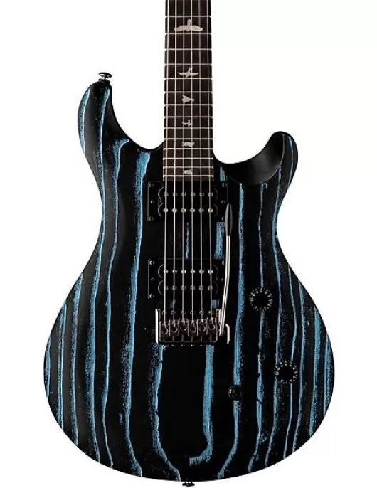 PRS SE Swamp Ash CE 24 Sandblasted LTD Electric Guitar Sandblasted Blue