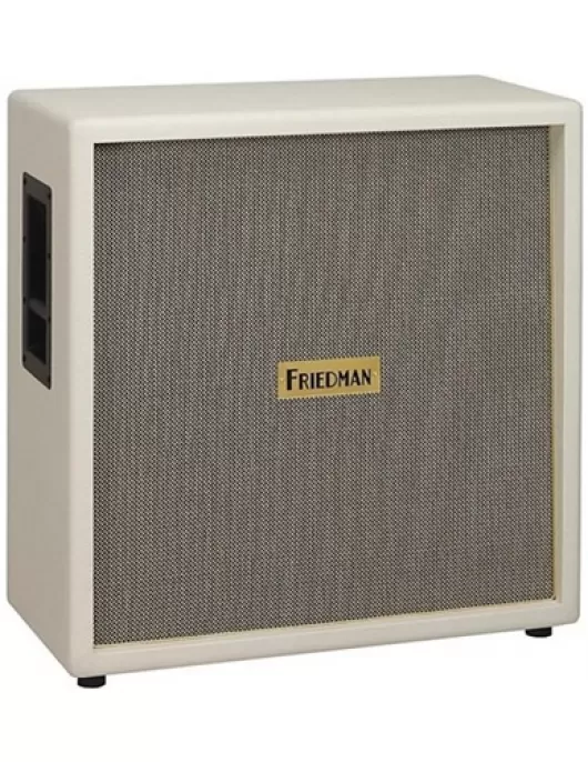 Friedman White Tolex Vintage 4x12 Guitar Speaker Cab White Tolex
