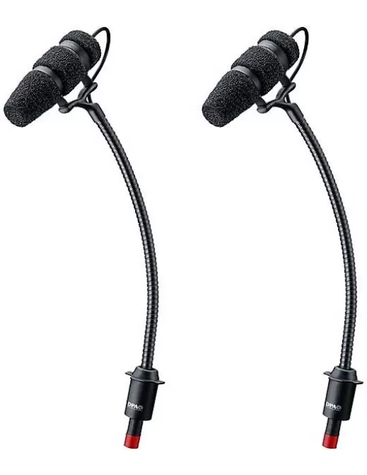 DPA Microphones 4099 CORE Stereo Instrument Microphone Set with Piano Mounting Clips
