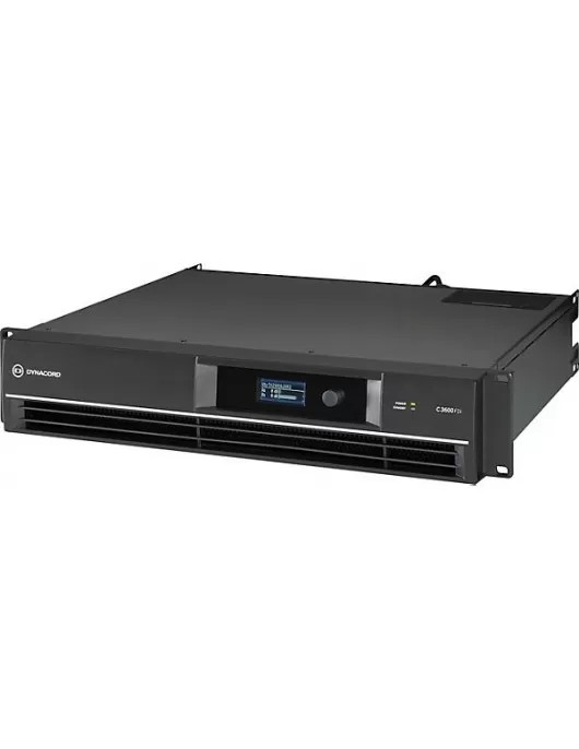 DYNACORD C3600FDi DSP 2 x 1800 W Power Amplifier for Fixed Install Applications