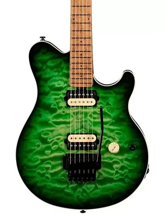 Ernie Ball Music Man Axis Quilt Top Electric Guitar Macha