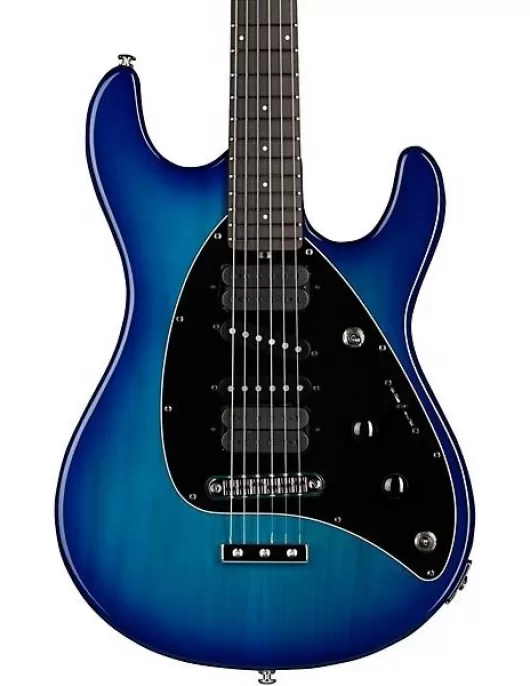 Ernie Ball Music Man Steve Morse STD Electric Guitar Morse Blue Burst