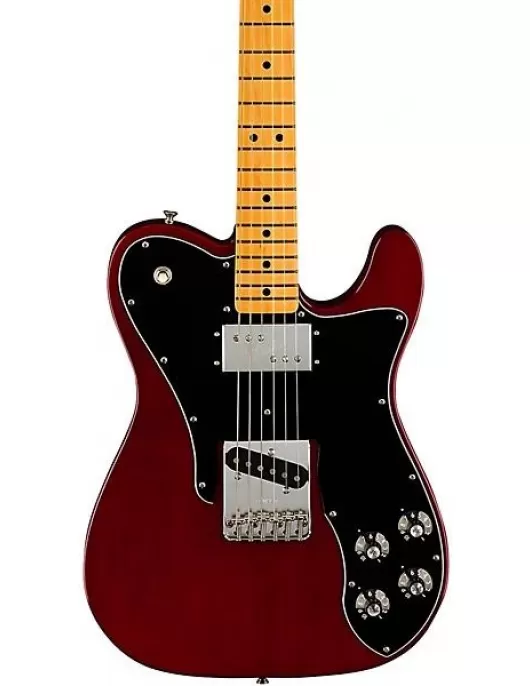 Fender American Vintage II 1977 Telecaster Custom Maple Fingerboard Electric Guitar Wine