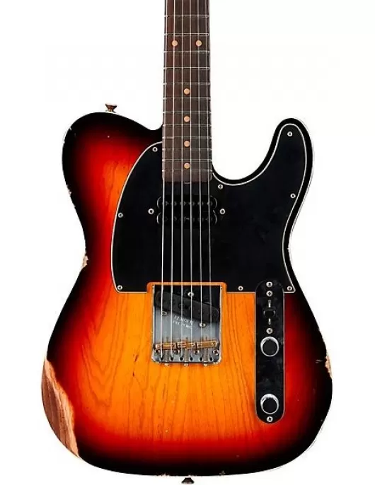 Fender Custom Shop Limited-Edition HS Telecaster Custom Relic Electric Guitar 3-Color Sunburst