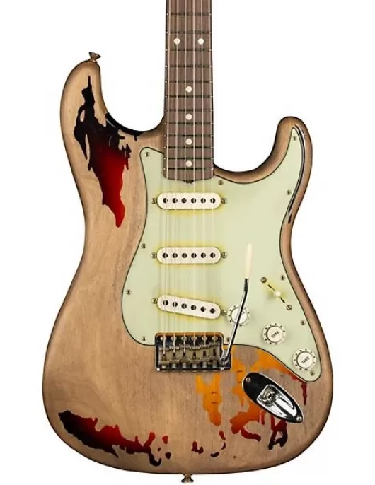 Fender Custom Shop Rory Gallagher Signature Stratocaster Heavy Relic Electric Guitar 3-Color Sunburst