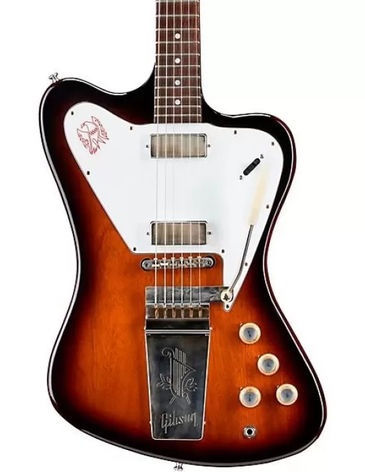 Gibson Custom 1965 Non-Reverse Firebird V With Maestro Vibrola Electric Guitar Vintage Sunburst