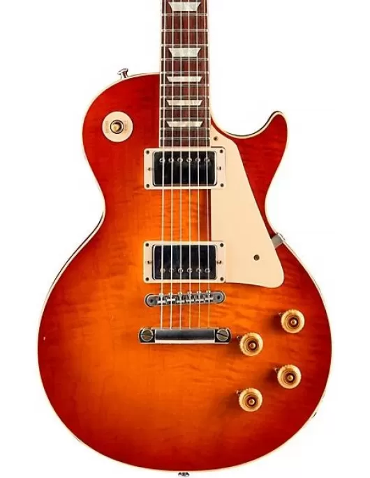 Gibson Custom Historic Select 1958 Les Paul Reissue Lightly Aged Electric Guitar Vintage Burst