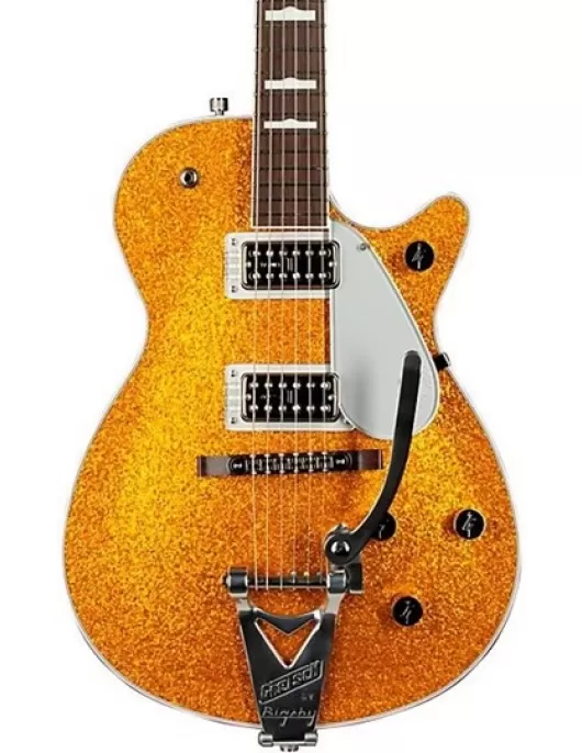 Gretsch Guitars G6129T-89VS Vintage Select '89 Sparkle Jet With Bigsby Gold Sparkle