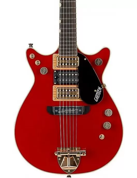 Gretsch Guitars G6131G-MY-RB Limited-Edition Malcolm Young Signature Jet Electric Guitar Vintage Firebird Red