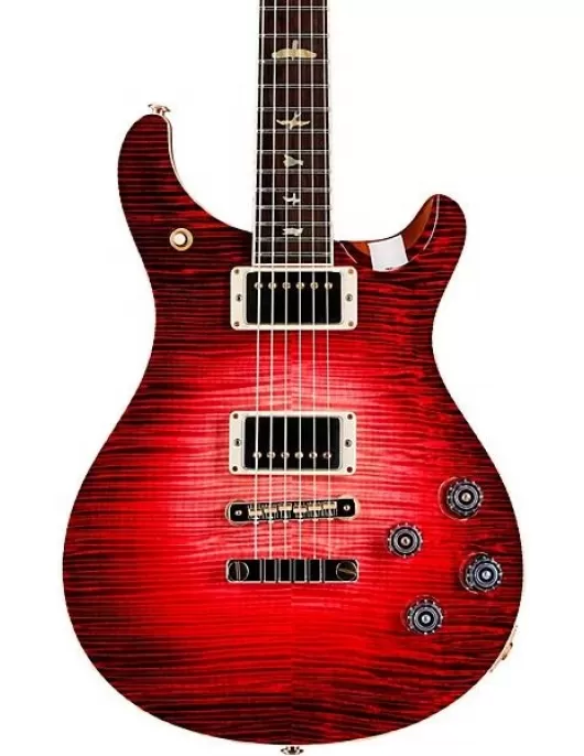 PRS Private Stock McCarty 594 PS Grade Maple Top & African Blackwood Fretboard With Pattern Vintage Neck Electric Guitar Blood Red Glow